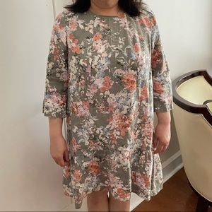 J. Jill floral linen dress